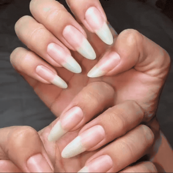 Animation avant-après stylo croissance ongles Luxalie - Résultats visibles en 21 jours
